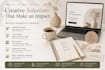 design aesthetic logo , web design , write content