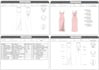 create dress tech pack with technical flat sketch for production