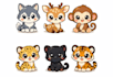 create a cute kawaii cartoon mascot logo sticker