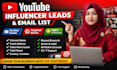 targeted youtube influencer email list for outreach