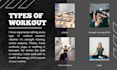 edit high energy workout and gym reels for your fitness page