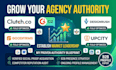 do clutch and g2 profile optimization and b2b social proof management