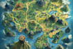 create hand drawn fantasy maps with artistic detailing