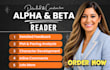 do alpha and beta reading, beta reader, romance beta reader, critique, beta read