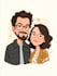 make family or couple caricature