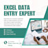 do excel data entry, vlookup and pivot table reports