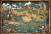 fantasy map illustration for map