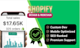 design a shopify website shopify store shopify cro and shopify audit