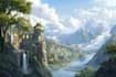 design stunning fantasy landscape