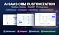 customize ai saas webflow crm, saas webapp software, saas crm bubble chatgpt api