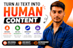 humanize ai content and rewrite ai text naturally