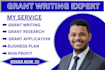 do grant research, grant proposal, grant writing,grant application,business plan