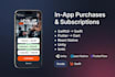 add in app purchase, revenuecat subscription, swift flutter react native