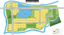 design property map, land layout and real estate map illustration