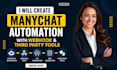 create manychat automation with webhook and API integration