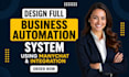 design business automation with manychat and API integration