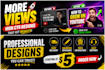 do modern social media posts and thumbnails