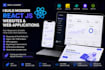 build a modern react js website with responsive UI