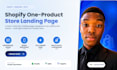 build shopify one product store product landing page by pagefly,gempages,zipify
