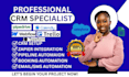 setup salesforce crm data migration calendly integration trello automation