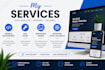build a responsive landing page using HTML CSS javascript