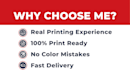 do offset print ready design with bleed margin die cut
