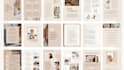 design editable canva workbook, activity book, worksheet, or guidebook template