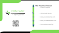 design a professional visiting card