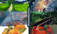 create stylized digital environment and landscape