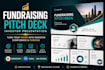 create investor pitch presentation, fundraising pitch deck, powerpoint canva