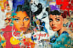 create a unique street pop art collage