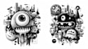 create clean and unique doodle art designs
