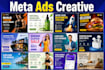design carousel design, image ads for facebook and instagram ads
