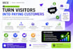 setup wix email marketing automation to convert visitors into customers