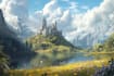 design stunning fantasy landscape