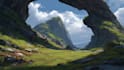 create environment concept art and illustration