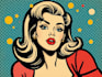 draw a retro pop art roy lichtenstein style