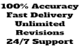 fast typing  data entry work accurate on time delivery