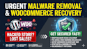 recover hacked site fix woocommerce security setup CDN cache