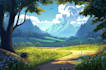 do amazing background art