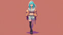 draw 2d game character or 2d game character