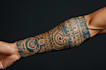 create your custom tribal polynesian tattoo sleeve