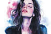 do a watercolor illustration