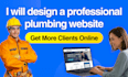 build plumber, hvac, roofing website that gets the phone ringing