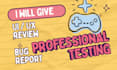 qa test and review your mobile game