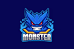 design eye catching mascot, monster logo