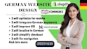 design redesign responsive german shopify store german wordpress website webshop