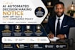 write an ai automated decision making notice, admt opt out and ccpa