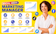 be your social media marketing manager and content creator