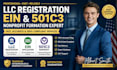 register your llc, ein, and 501c3 nonprofit fast and professionally